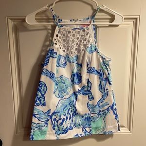 Lily Pulitzer Sleeveless Shirt Size 4